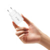 Tech-Protect NCA30 sieninis įkroviklis USB-A, USB-C PD 30W / QC3.0, baltas