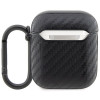 BMW BMA2WMPUCA2 Carbon Double Metal Logo dangtelis Apple AirPods 1/2, juodas