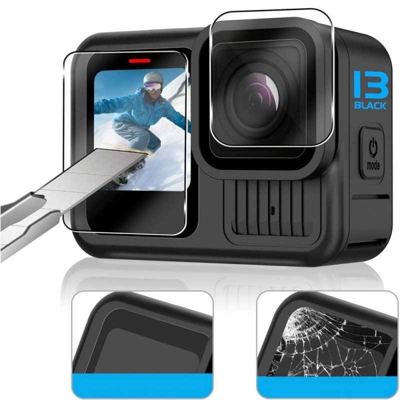 Tech-Protect Glass Fit+ grūdintas stiklas GoPro Hero 13 (2 vnt.), Clear