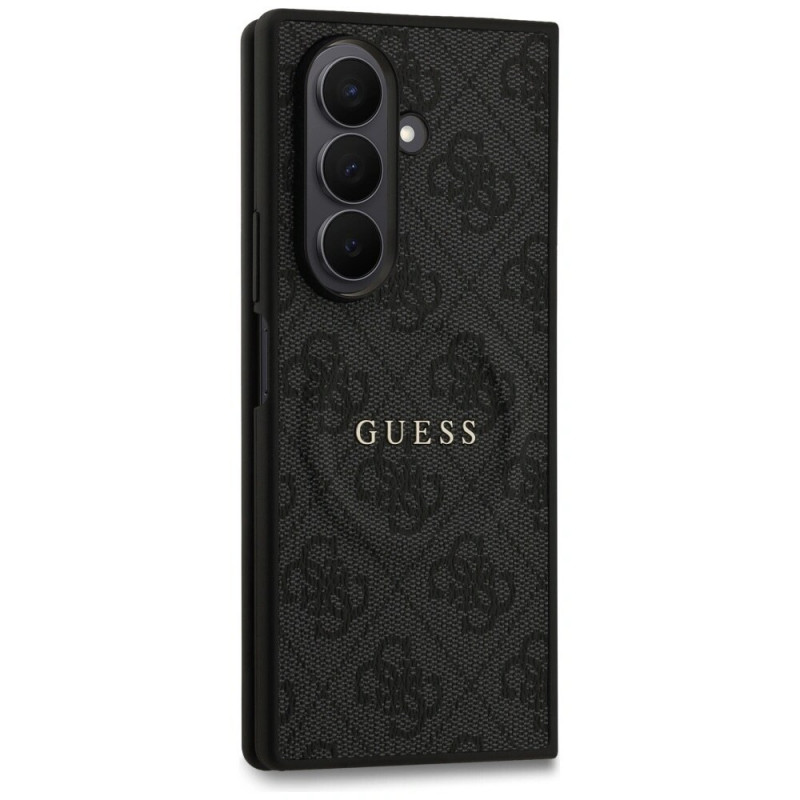 Guess 4G Classic MagSafe dėklas Samsung Galaxy Z Fold7, juodas