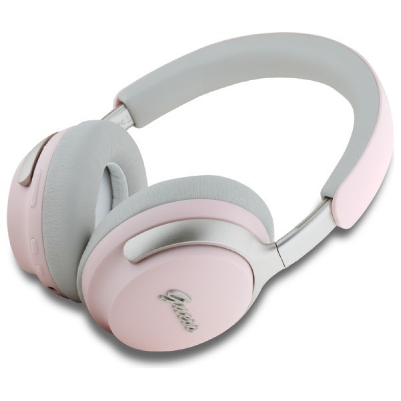 Guess GUBHC22PSBCSMP Metal Script Logo belaidės antausės su ANC/ENC, rožinės