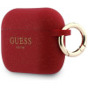 Guess Silicone Glitter Ring Guess silikoninis blizgus AirPods Pro 3 įkrovimo dėklo dangtelis, fuchsia
