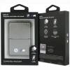 BMW M Carbon Metal Logos MagSafe piniginė, antracitinė