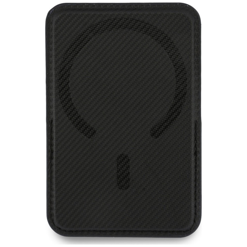BMW Carbon Metal Logos MagSafe piniginė, juoda