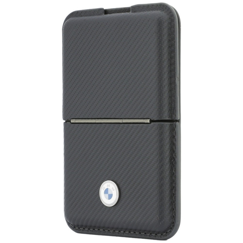 BMW Carbon Metal Logos MagSafe piniginė, antracitinė