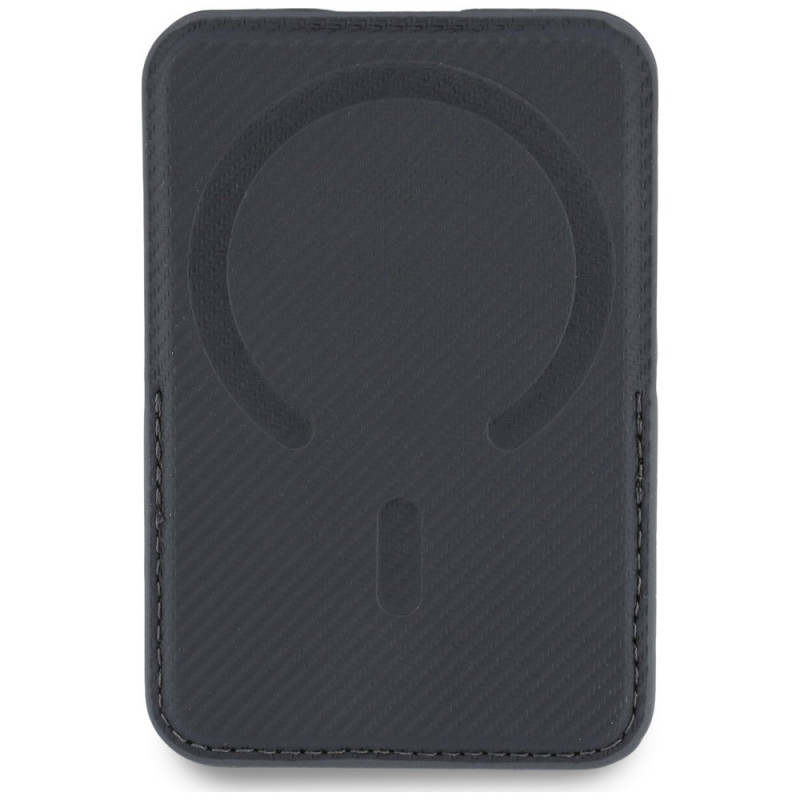 BMW Carbon Metal Logos MagSafe piniginė, antracitinė