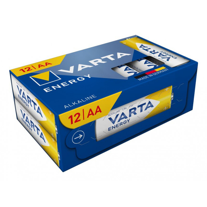 Varta Energy AA Mignon baterijos, 1,5 V