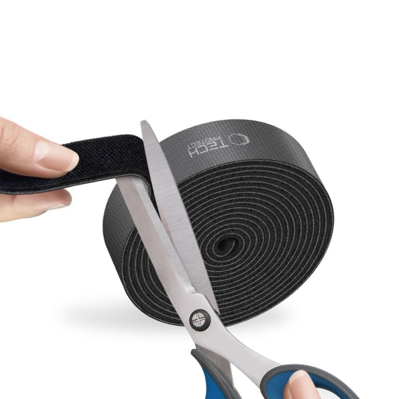 Tech-Protect Velcro kabelių tvarkymo juosta, 300 cm, juoda