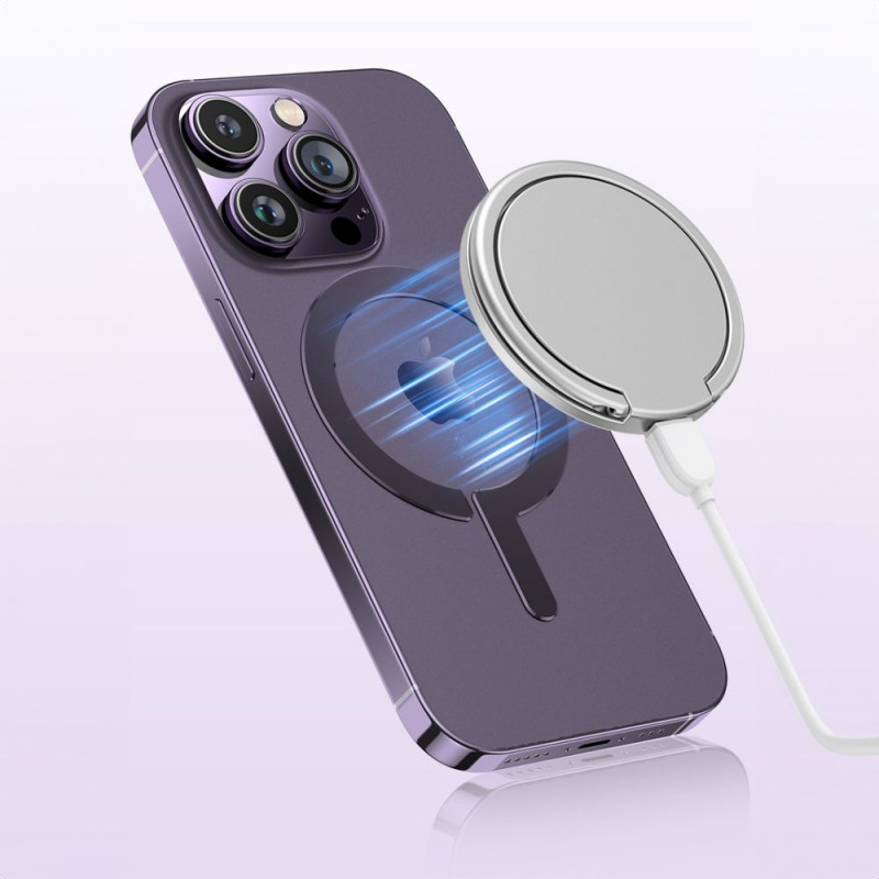 Tech-Protect MetalRing MagSafe plokštelės, juoda ir sidabrinė (2 vnt.)