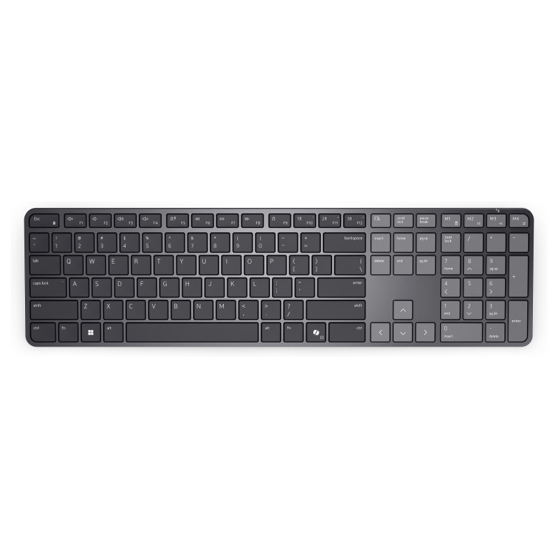 Dell Pro 7 Slim KB726 belaidė klaviatūra, vokiška QWERTZ, grafito spalvos