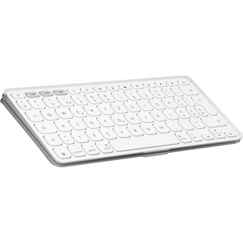 Logitech Keys-To-Go 2 klaviatūra iPad (920-013009), Pale Grey, šveicariška išdėstymas