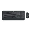 Logitech MK545 Advanced belaidis klaviatūros ir pelės rinkinys (920-008982), prancūziška klaviatūra, juodas