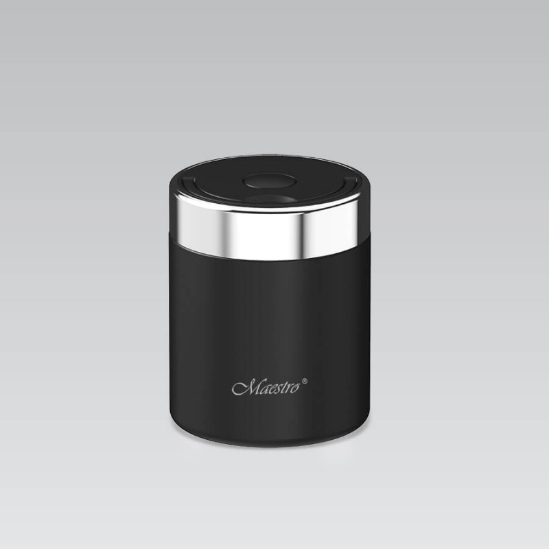Maestro MR-1649-50-BLACK termosas maistui, 500 ml, juodas