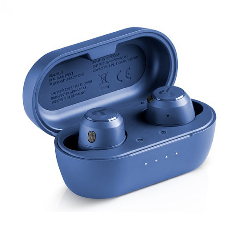 Teufel REAL BLUE TWS 3 belaidės ausinukų Bluetooth ausinės, steel blue