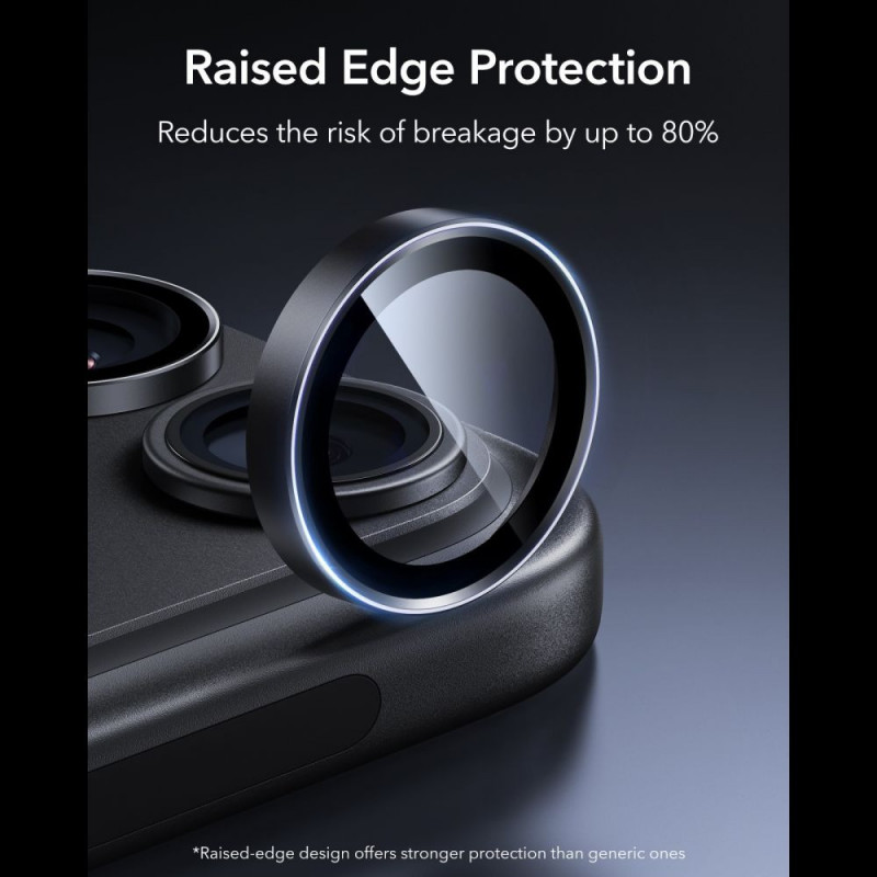 ESR Armorite fotoaparato objektyvo apsauga Apple iPhone 18 Pro / 18 Pro Max, juoda