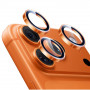 ESR Armorite fotoaparato objektyvo apsauga, oranžinė, skirta Apple iPhone 14 Pro / Max / 15 Pro / Max / 16 Pro / Max / 17 Pro / Max