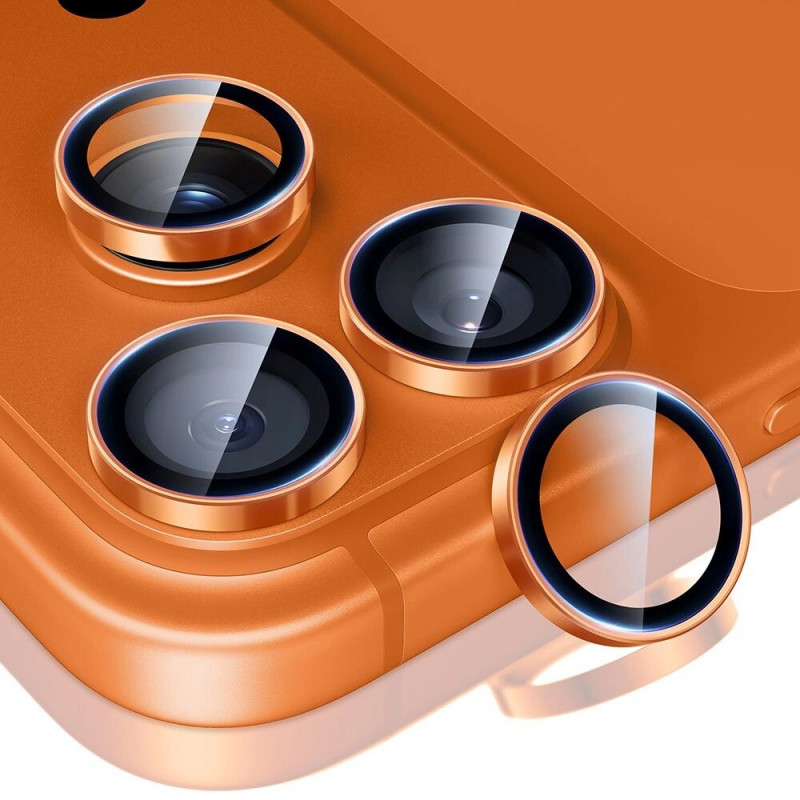 ESR Armorite fotoaparato objektyvo apsauga, oranžinė, skirta Apple iPhone 14 Pro / Max / 15 Pro / Max / 16 Pro / Max / 17 Pro / Max