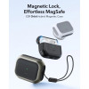 ESR Orbit HaloLock MagSafe dėklas, skirtas Apple AirPods Pro 3, titano spalvos