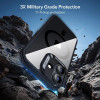 ESR Classic Hybrid MagSafe dėklas su grūdintu stiklu, skirtas Apple iPhone 17, permatomas/juodas