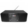 Xoro HMT 620 stereo internetinė radija su CD grotuvu, DAB+, FM, Spotify, Bluetooth, juoda (SAT100373)