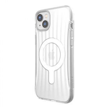 X-Doria Raptic Clutch MagSafe dėklas, skirtas Apple iPhone 14 Plus / 15 Plus, permatomas