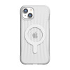 X-Doria Raptic Clutch MagSafe dėklas, skirtas Apple iPhone 14 Plus / 15 Plus, permatomas