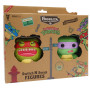 P.m.i. Kids World Fuggler S2 Swap & Style Figures FG6215A figūrėlių rinkinys, 2 vnt. (Raphael ir Donatello)