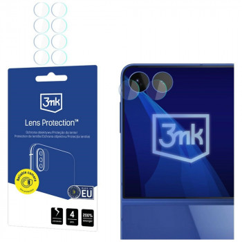 3MK Lens Protection hibridinio stiklo fotoaparato objektyvo apsauga Samsung Galaxy Z Flip 8, 4 vnt.