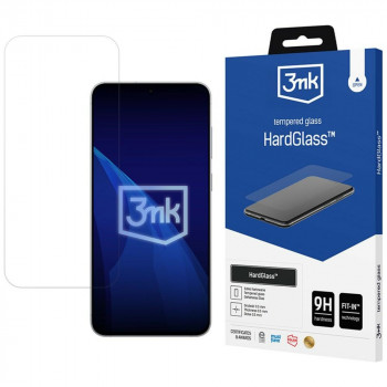 3MK HardGlass grūdintas stiklas, skirta Samsung Galaxy S26 FE ekranui apsaugoti