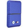 BMW M Carbon Metal Logos MagSafe piniginė, mėlyna