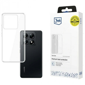 3MK Clear Case dėklas, skirtas Xiaomi 14T Pro, permatomas