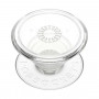 PopSockets PopGrip Clear POP527 telefonų laikiklis ir stovas, permatomas