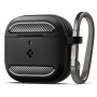 Spigen Rugged Armor dėklas Apple AirPods 4, matte black