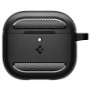 Spigen Rugged Armor dėklas Apple AirPods 4, matte black