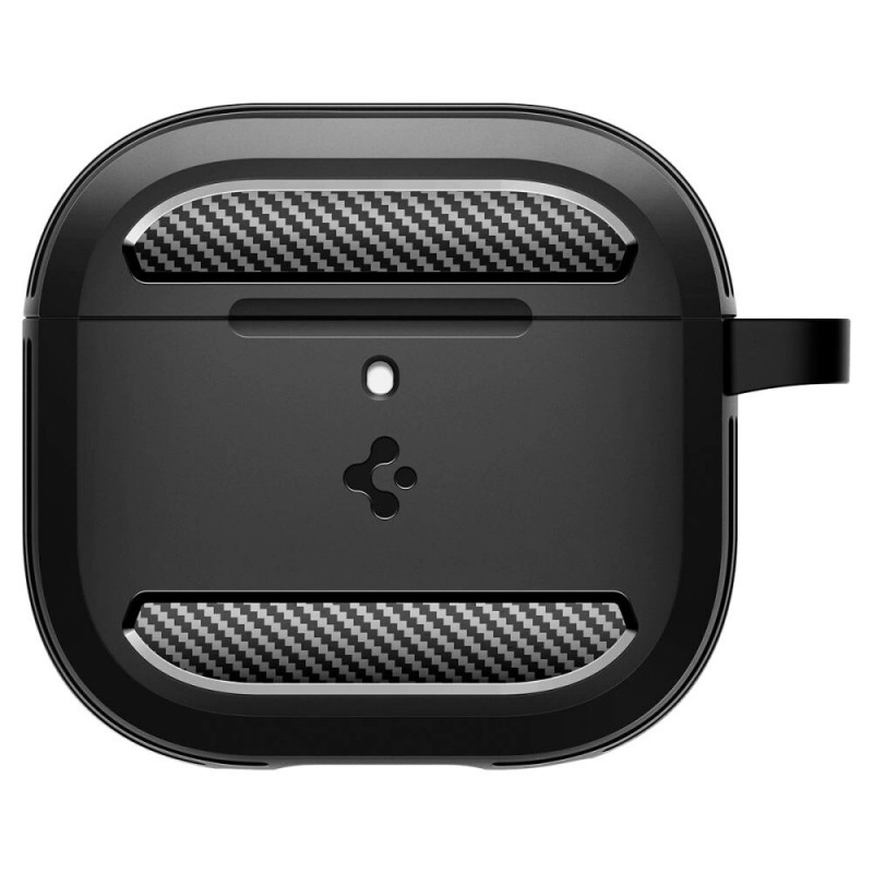 Spigen Rugged Armor dėklas Apple AirPods 4, matte black