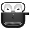 Spigen Rugged Armor dėklas Apple AirPods 4, matte black