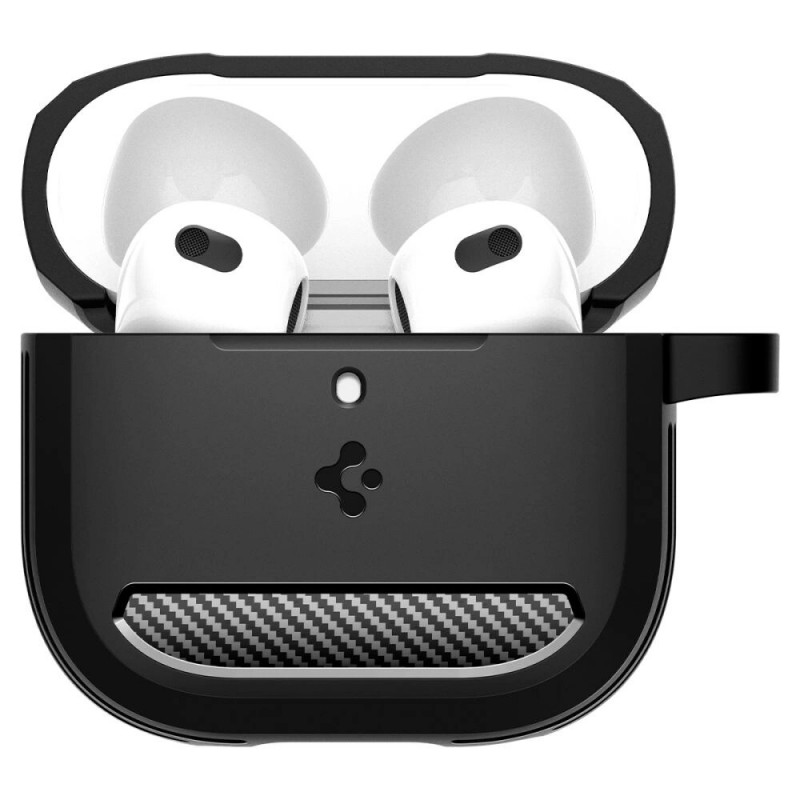 Spigen Rugged Armor dėklas Apple AirPods 4, matte black