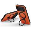 UNIQ Elix 360 Rotating Kickstand dėklas, skirtas Apple iPhone 18 Pro Max / 17 Pro Max, oranžinis