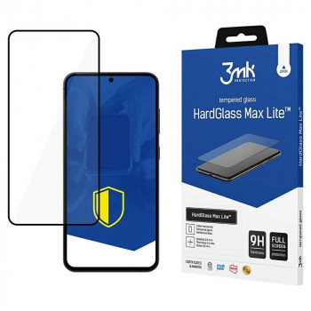 3MK HardGlass Max Lite grūdintas stiklas skirtas Samsung Galaxy S25+, juodas
