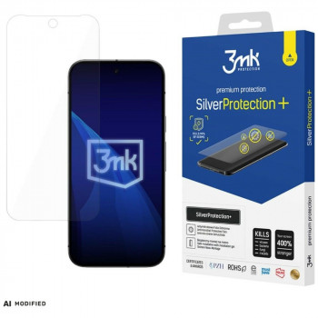 3MK SilverProtection+ antimikrobinė apsauginė plėvelė, skirta Google Pixel 9A
