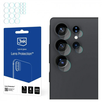 3MK Lens Protection Samsung Galaxy S25 Ultra fotoaparato objektyvo apsauga (4 vnt.)