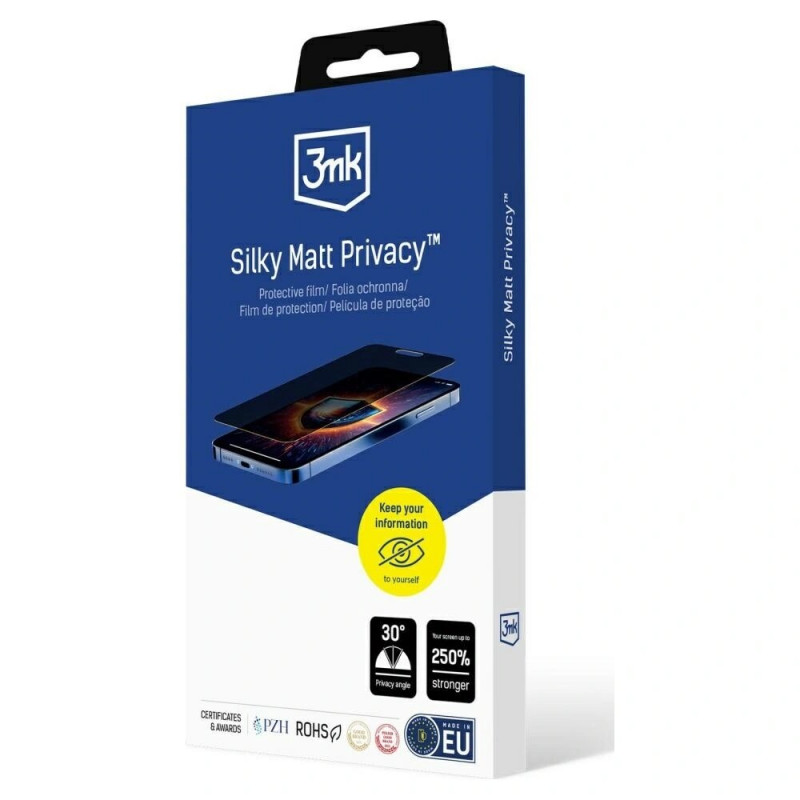 3MK Silky Matt Privacy matinė privatumo ekrano plėvelė Samsung Galaxy S25+