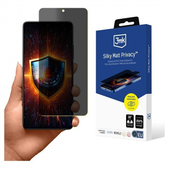 3MK Silky Matt Privacy matinė privatumo ekrano plėvelė Xiaomi POCO X7 Pro
