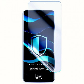3MK FlexibleGlass hibridinio stiklo ekrano apsauga Xiaomi Redmi Note 14 4G