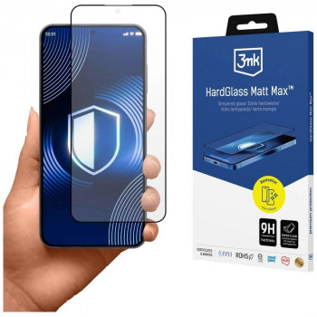3MK HardGlass Matt Max matinis grūdintas stiklas, skirtas Samsung Galaxy S26+