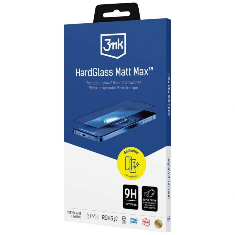 3MK HardGlass Matt Max matinis grūdintas stiklas, skirtas Samsung Galaxy S26+