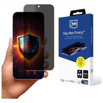 3MK Silky Matt Privacy OnePlus 15 matinė privatumo ekrano apsauginė plėvelė