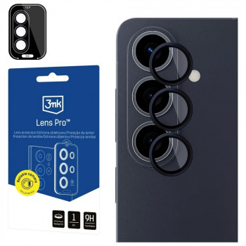 3MK Lens Protection Pro fotoaparato objektyvo apsauga, skirta Samsung Galaxy S26+, juoda