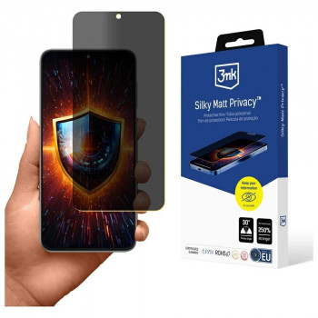 3mk Silky Matt Privacy matinė privatumo ekrano apsauginė plėvelė, skirta Samsung Galaxy M56