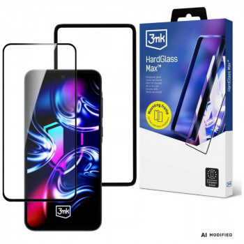 3MK HardGlass Max grūdintas stiklas su montavimo rėmeliu, skirtas Samsung Galaxy A35 / A55 5G